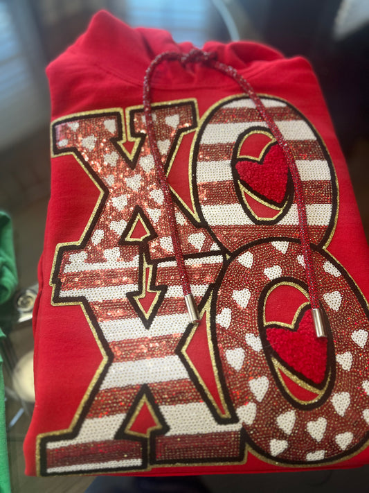XOXO (Red & White)